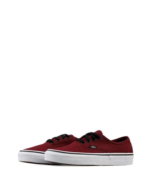 Vans Authentic Classic レースアップ スニーカー Red
