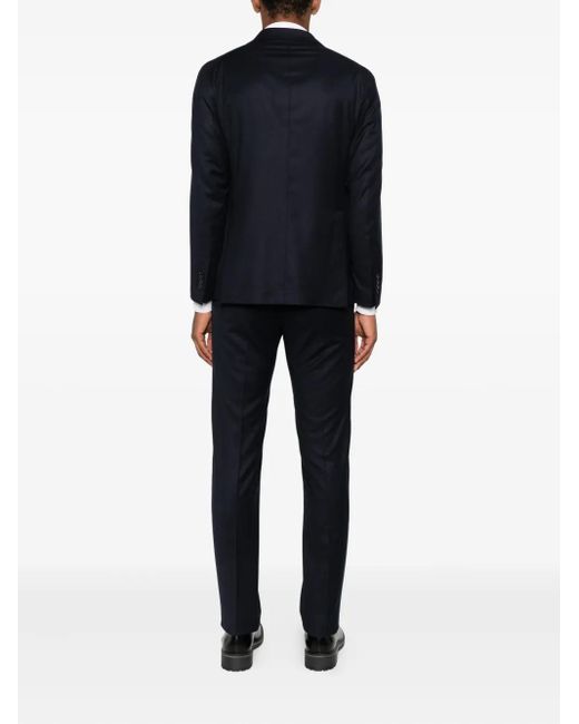Tagliatore Black Two-Button Tailored Suit for men