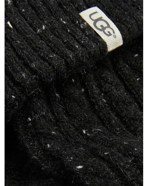 Ugg Black Sienna Cable-Knit Socks