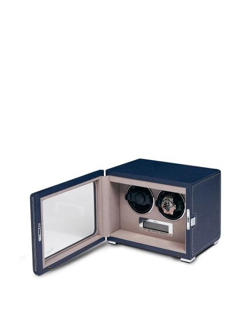 Rapport Blue Quantum Duo Watch Winder for men