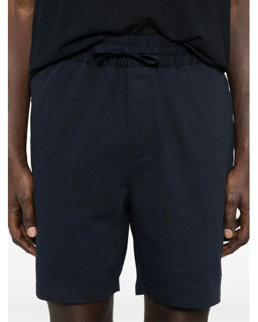 Les Deux Blue Otto Deck Shorts for men