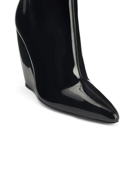 Giuseppe Zanotti Black 105Mm Tylde Wedge Boots