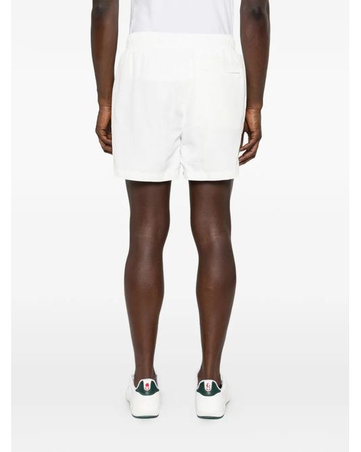 Casablanca White Logo-Print Shorts for men
