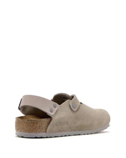 Birkenstock Gray Tokio Slippers