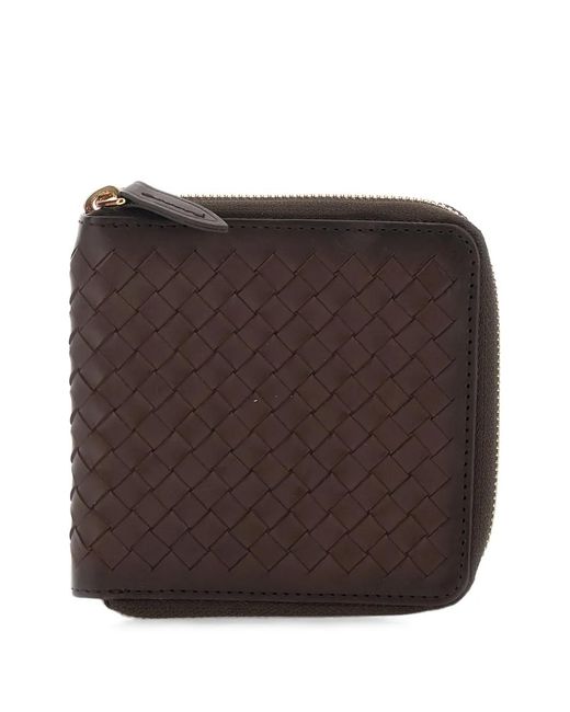 Dragon Diffusion Brown Woven Zip-Around Wallet