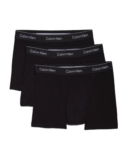 Calvin Klein Set Aus Drei Boxershorts Mit Logo-Bund in Black für Herren