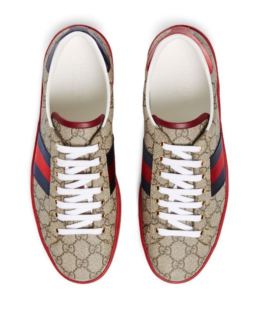 Zapatillas ace gg supreme para hombre Gucci de Cuero de color Neutro para  hombre: ahorra un 3 % | Lyst