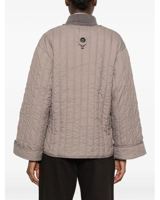 Rains Brown Banja Liner Quilted Jacket
