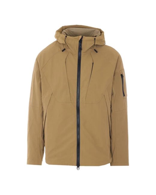 JG1 Natural Frontal Zip Hooded Jacket for men