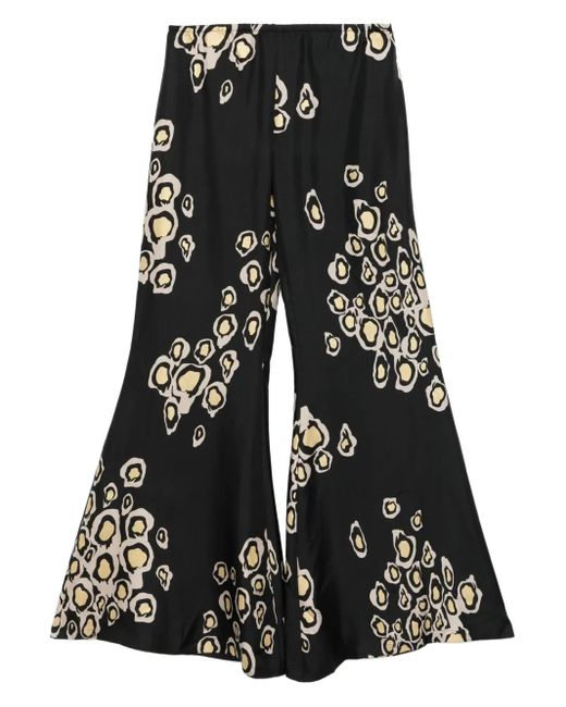 Pantaloni Svasati Amalfi di Cynthia Rowley in Black