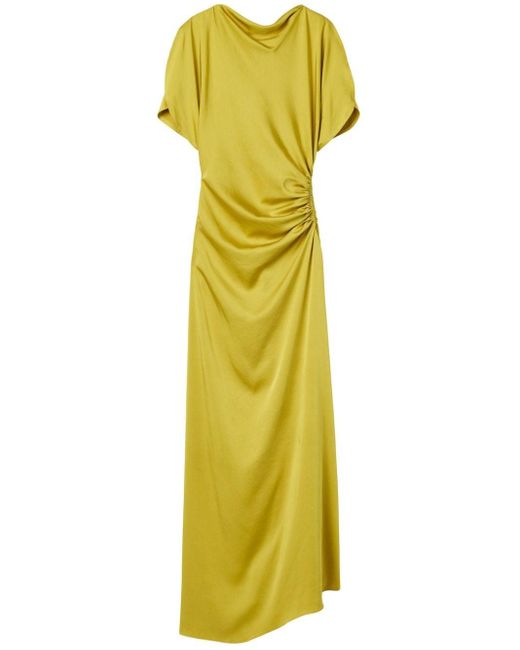 A.L.C. Yellow Nadia Satin Gown