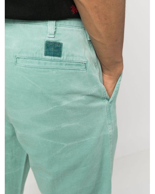 Polo Ralph Lauren Green Logo-patch Chino Trousers for men
