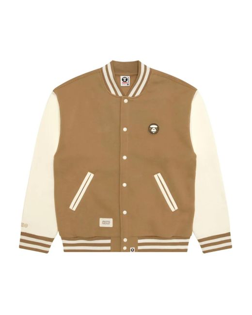 Veste Bomber À Patch Logo Aape By A Bathing Ape pour homme en coloris Natural