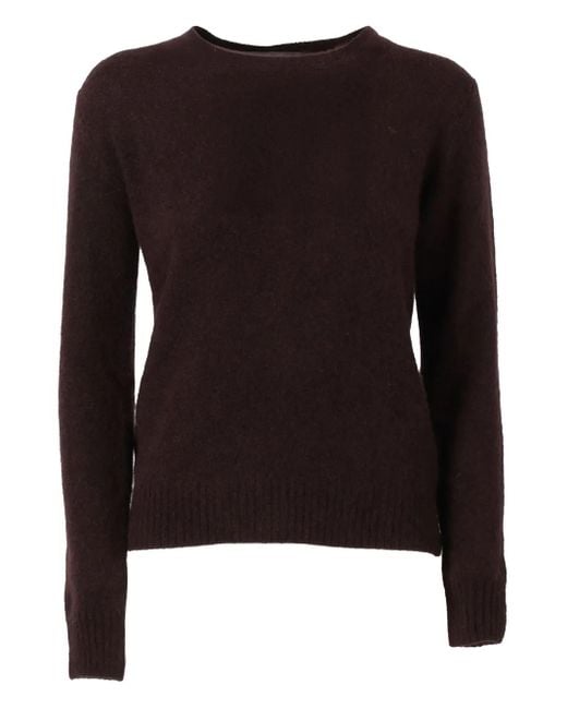 Crew-neck sweater FILIPPO DE LAURENTIIS de color Black