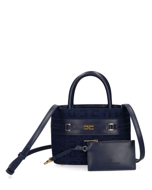 Elisabetta Franchi ホースビット ハンドバッグ Blue