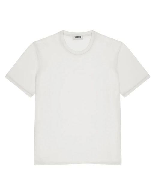 Laneus T-Shirt Aus Baumwolle in White für Herren