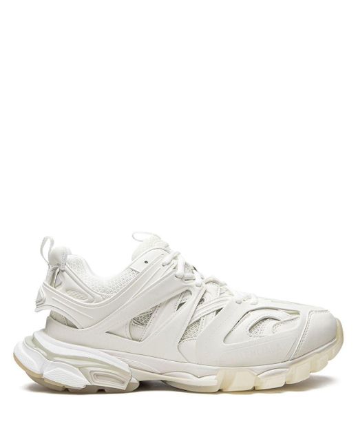 Balenciaga Track Glowinthedark Lowtop Sneakers in White for Men
