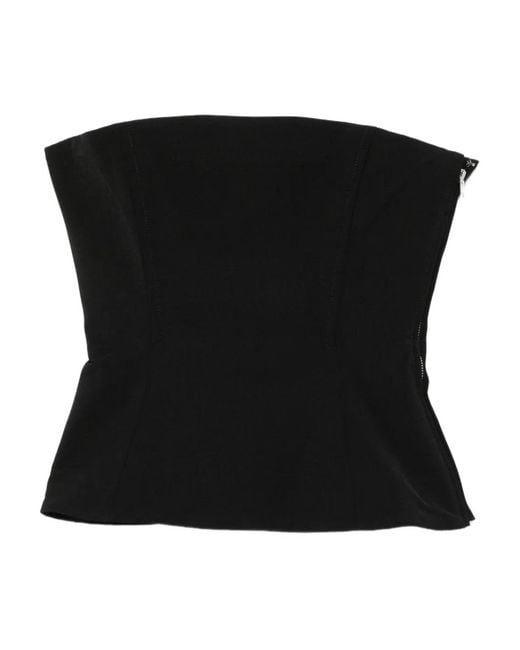 Jean Paul Gaultier Black Strapless Bodice Top