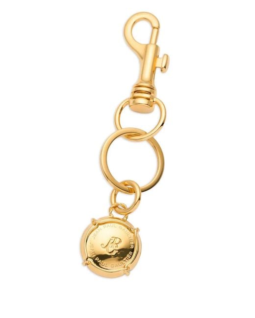 Jean Paul Gaultier Metallic Champagne-Cork Keyring