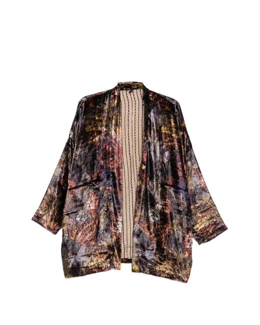 Yavi Brown Floral Jacket