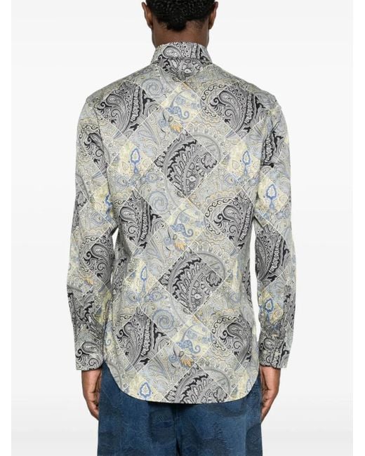 Etro Gray Shirts for men