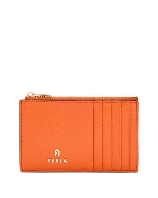 Furla Orange Camelia Kartenetui