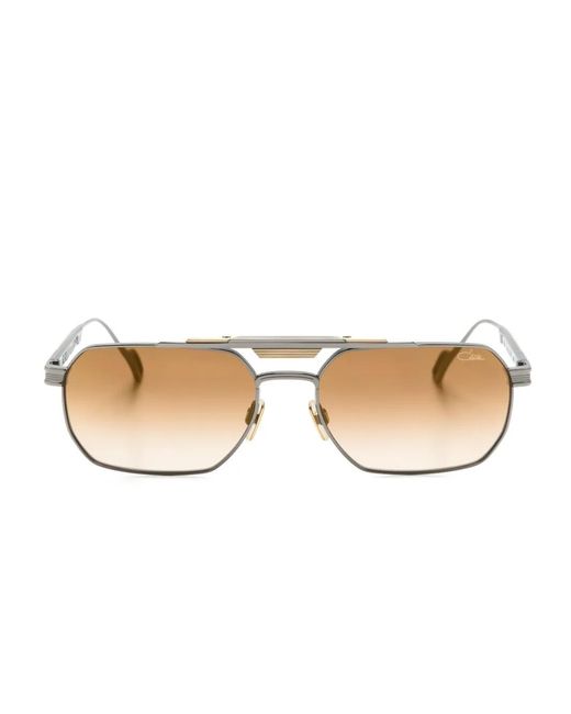 Cazal Natural 7573 Pilot-Frame Sunglasses