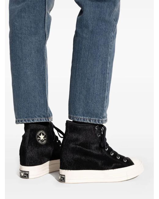 Converse Black Chuck 70 Wedge Sneakers