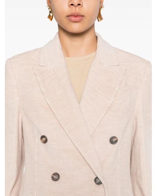 Brunello Cucinelli Natural Corduroy Blazer