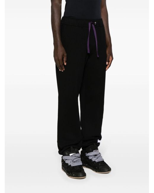 Pantalones de chándal con logo bordado de x Future Lanvin de color Black