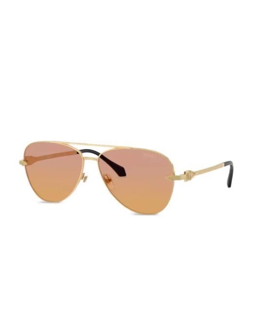 Versace Pink Aviator-Frame Sunglasses for men
