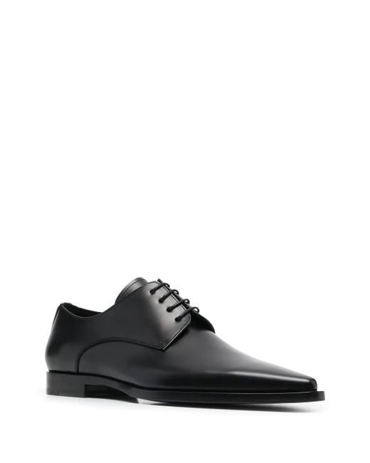 DSquared² Black New Punk Derby Shoes for men