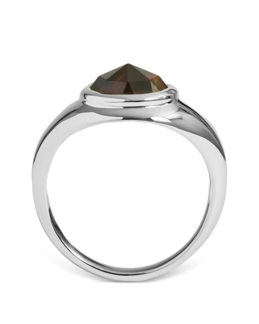 Monica Vinader Metallic Tiger's Eye Signet Ring