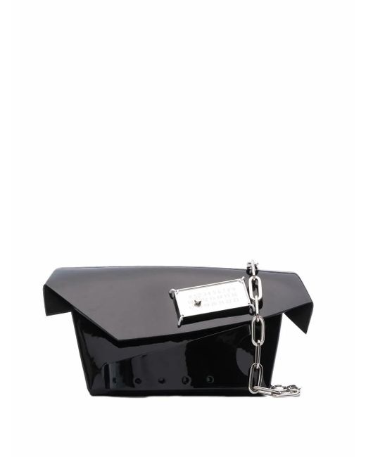 Maison Margiela Gray Small Snatched Clutch Bag