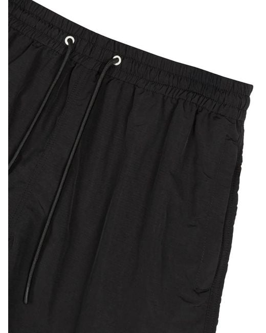 メンズ sunflower ドローストリング ショートパンツ Black