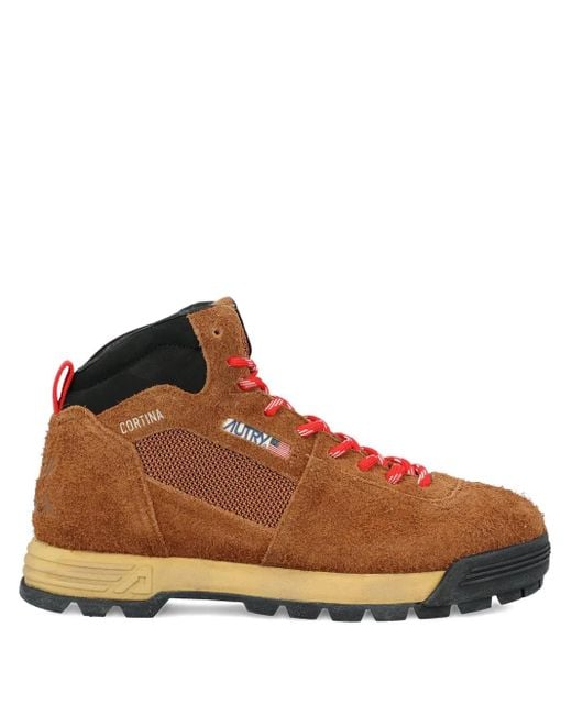 Autry Malga Cortina スエードブーツ Brown