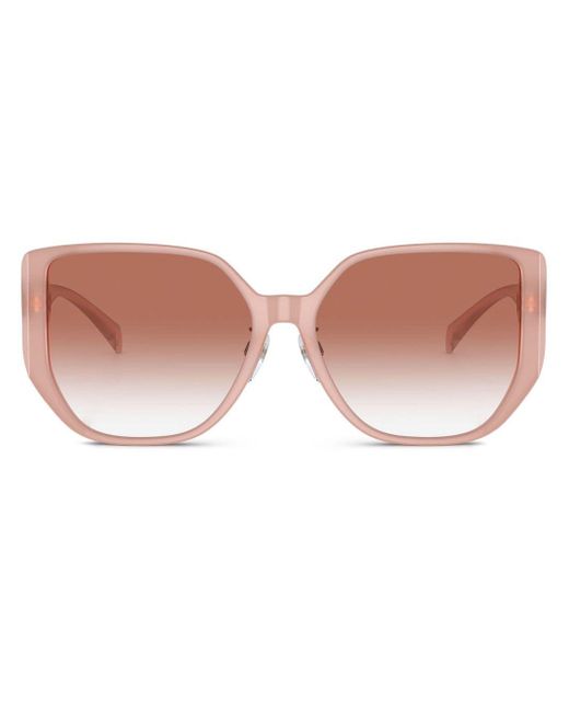 Versace ジオメトリックフレーム サングラス Pink