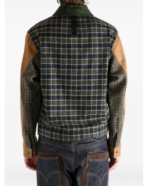 Filson Deck patchwork panelled jacket Junya Watanabe de hombre de color Brown