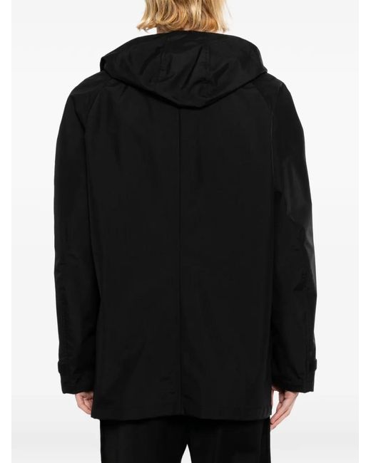 Junya Watanabe Black Hooded Lightweight Jacket for men