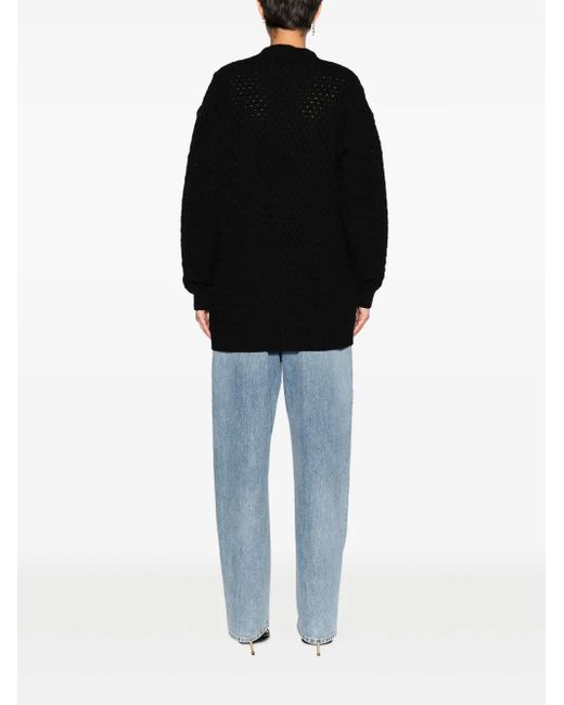 GIUSEPPE DI MORABITO Ribgebreide Trui in het Black