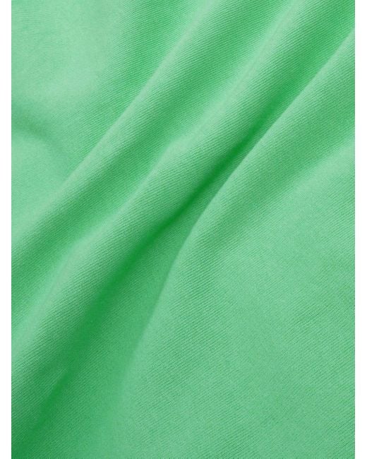 Sporty & Rich Green Prince Sporty Cotton Polo Shirt