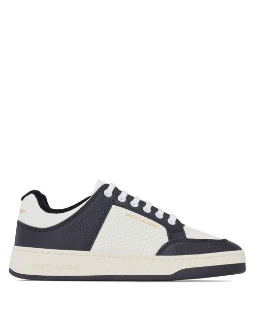 Saint Laurent Leather Sl/61 Low-top Sneakers in White | Lyst