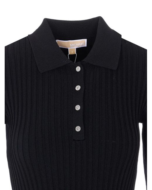 MICHAEL Michael Kors Blue Knitted Chain Dress