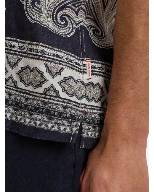 Orlebar Brown Gray Short Sleeve Shirt for men