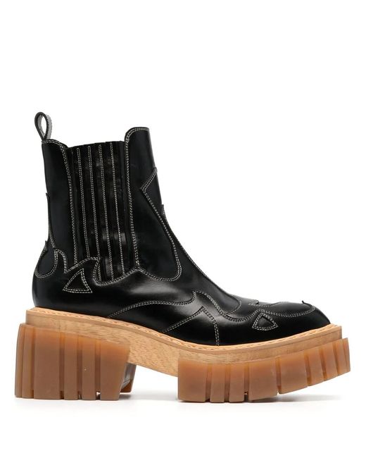 Stella McCartney Black Emilie Ankle Boots
