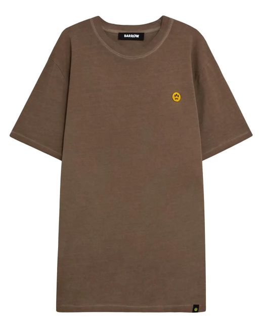 Barrow Brown Logo-Patch T-Shirt