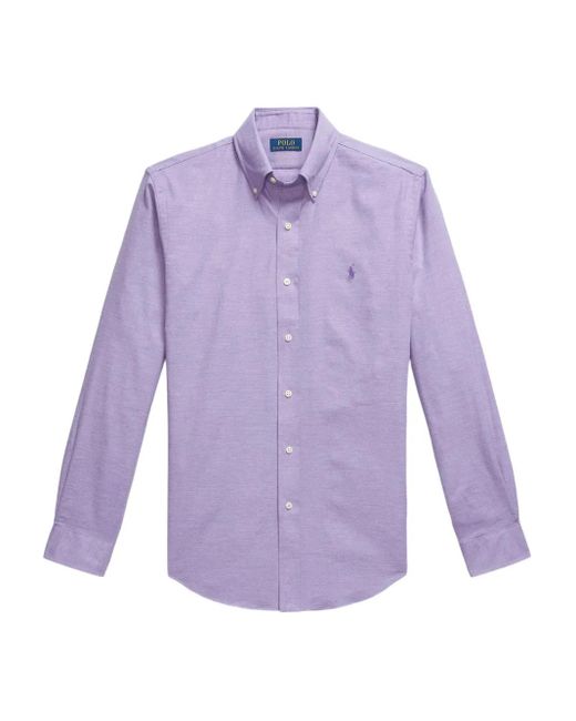 Polo Ralph Lauren Purple Polo Pony Button-Down Shirt for men