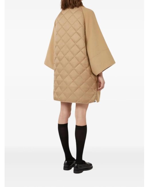 Weekend by Maxmara Rufo ウールシングルコート ナチュラル | Lyst