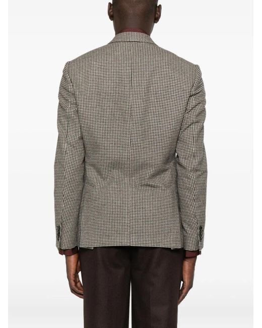 Lardini Blazer Met Pied-De-Poule Print in het Gray voor heren