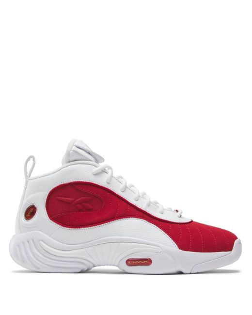 Reebok Red Answer Iii Lace-up Sneakers